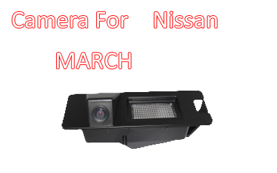 Waterproof Night Vision Car Rear View Backup Camera Special For NISSAN MARCH,CA-855